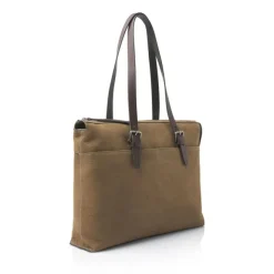 Online Castelijn & Beerens Nubuck Schoudertas 15.6
