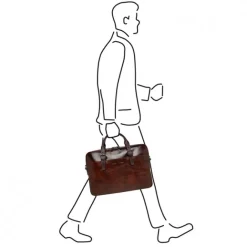 Hot Castelijn & Beerens Rien Laptoptas 15.6'' RFID cognac