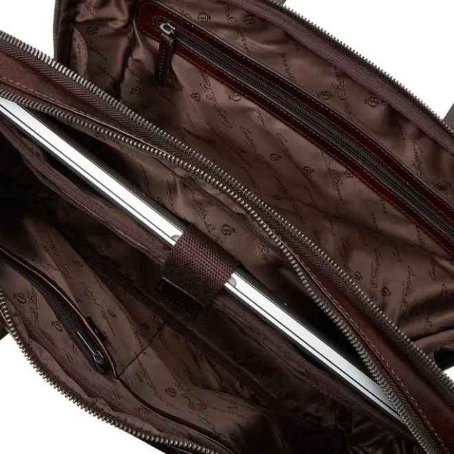 Hot Castelijn & Beerens Rien Laptoptas 15.6'' RFID cognac