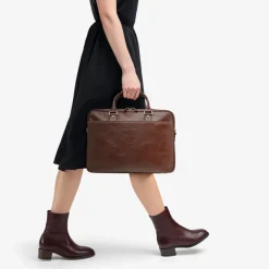 Hot Castelijn & Beerens Verona Business Laptoptas 15.6" mokka