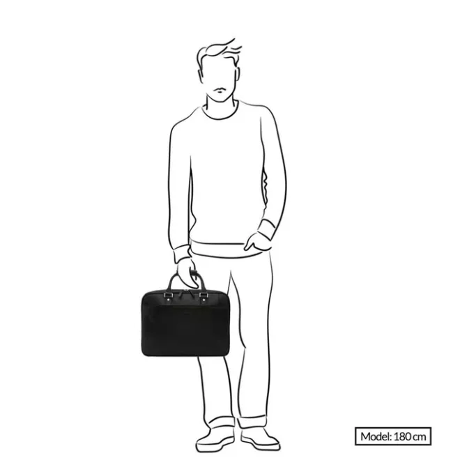 Sale Castelijn & Beerens Verona Business Laptoptas 15.6" mocca