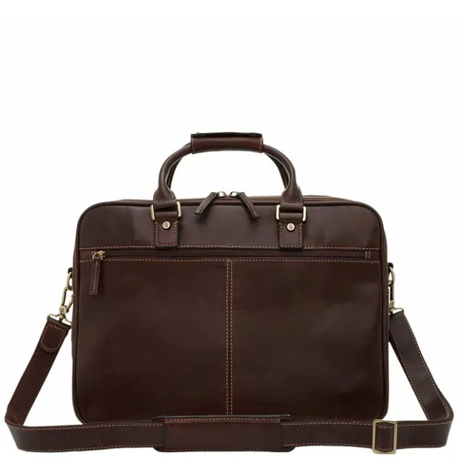 Sale Castelijn & Beerens Verona Business Laptoptas 15.6" mocca