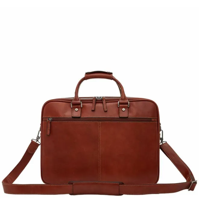 Clearance Castelijn & Beerens Verona Business Laptoptas 15.6" licht bruin