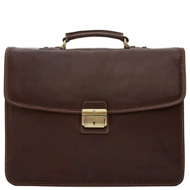 Clearance Castelijn & Beerens Verona Laptoptas 13.3" mocca