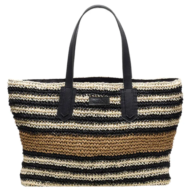 Chabo Raffia Shopper Capri multi
