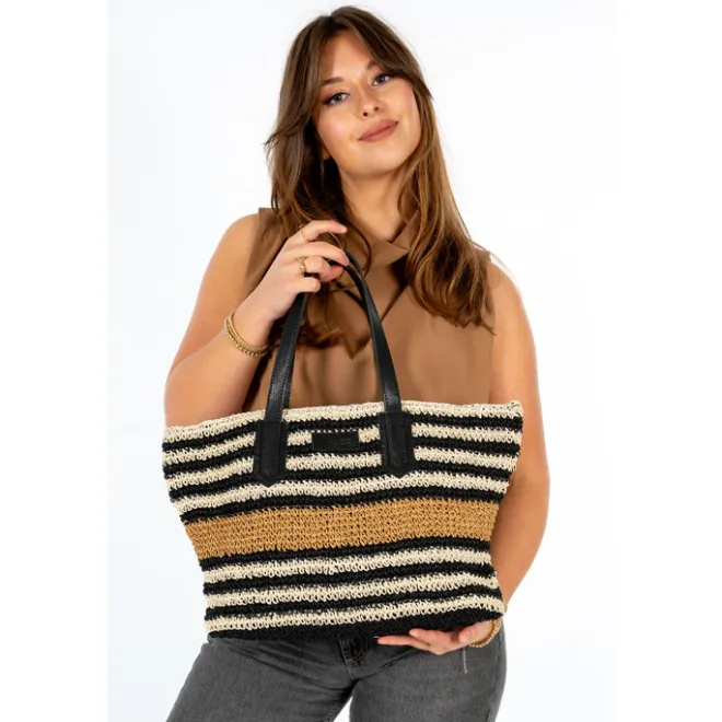 Chabo Raffia Shopper Capri multi