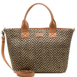 Hot Chabo Romio Jaquard Shopper 14" cognac