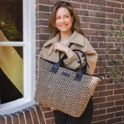 Outlet Chabo Romio Jaquard Shopper 14" black