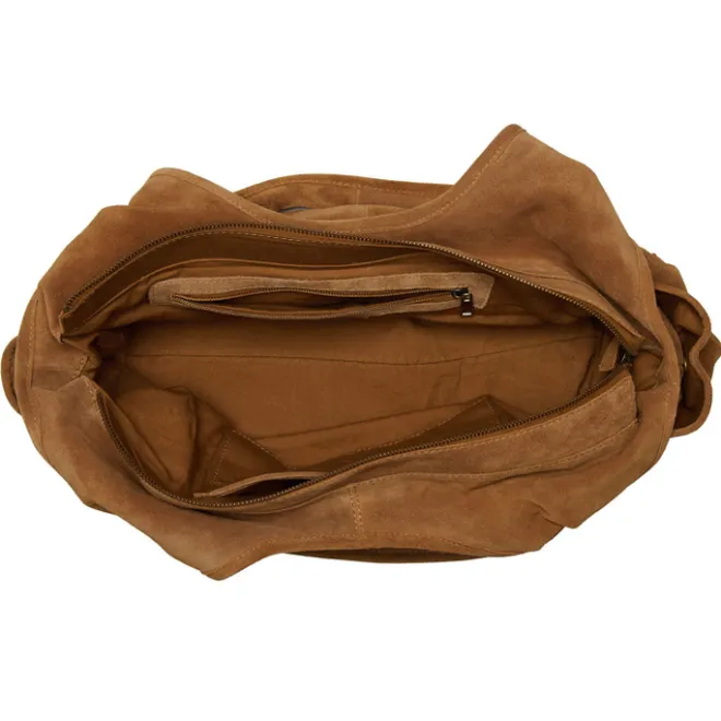 Online Chabo Suede Sophie Mini Shopper light cognac