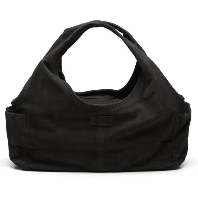 New Chabo Suede Sophie Mini Shopper black