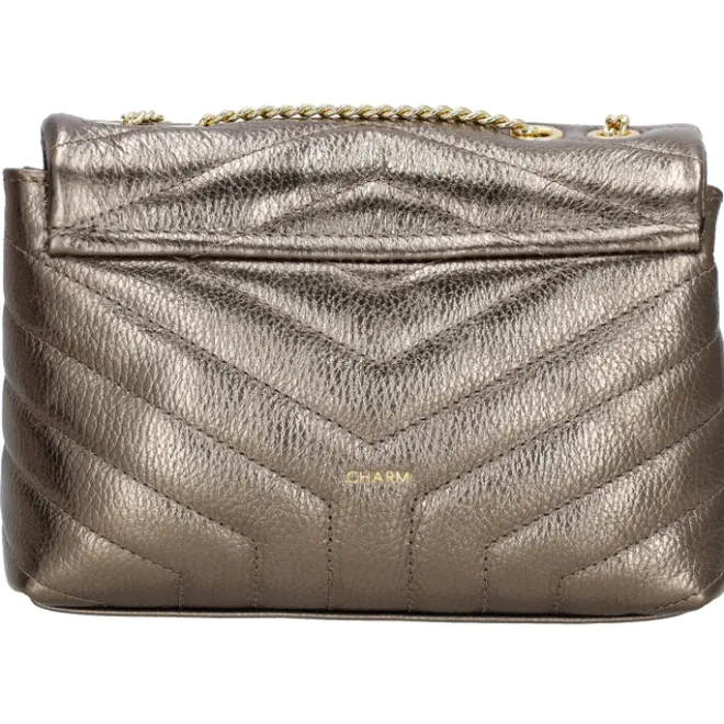 Best Charm London Anna Shoulderbag pewter