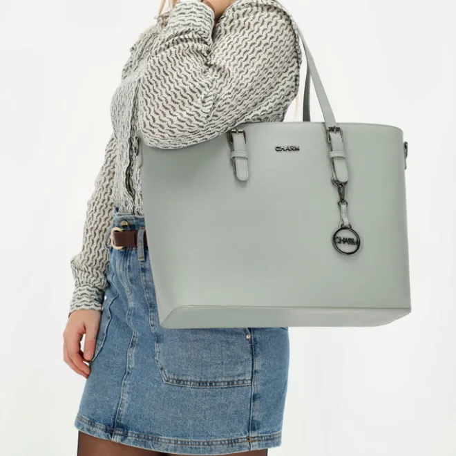 Hot Charm London Birmingham Shopper 15.6" grijs