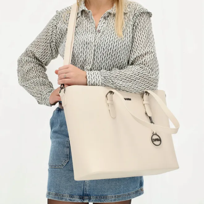 Clearance Charm London Birmingham Shopper 15.6" beige