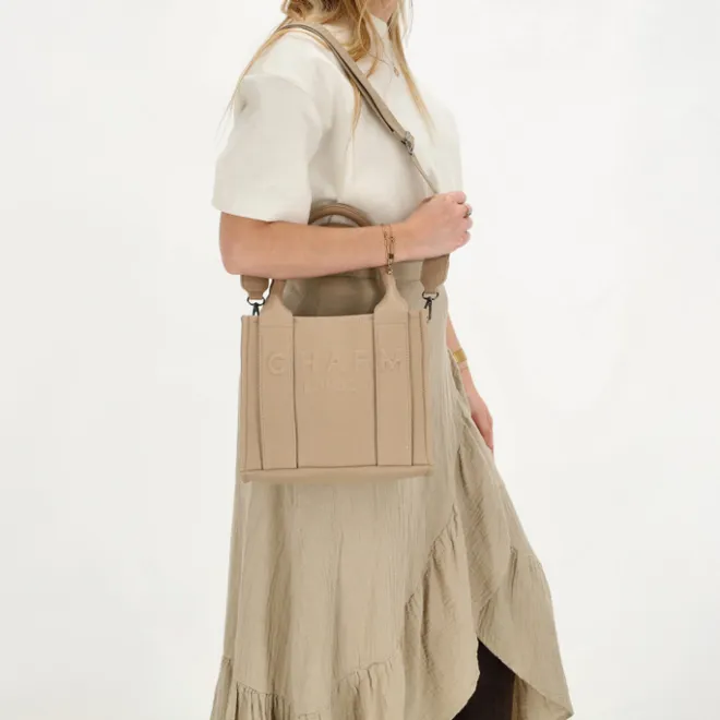 New Charm London Bond Handbag sand