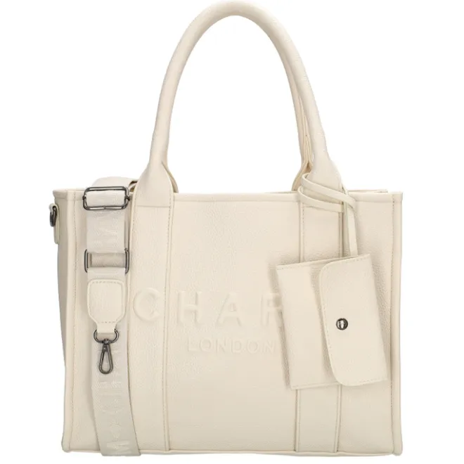 Discount Charm London Bond Shopper broken white