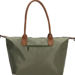 New Charm London Buckingham Shopper olijfgroen