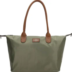New Charm London Buckingham Shopper olijfgroen