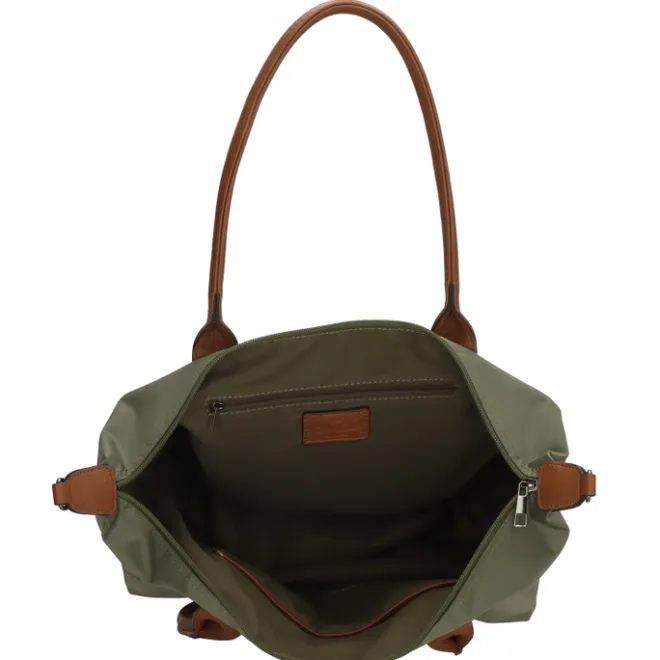 New Charm London Buckingham Shopper olijfgroen