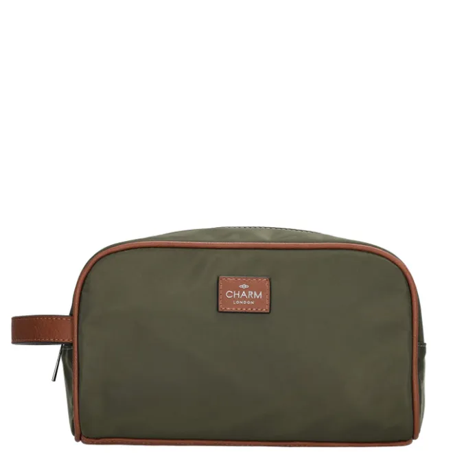 Best Charm London Buckingham Toiletbag olivegreen