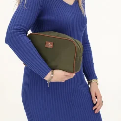 Best Charm London Buckingham Toiletbag olivegreen