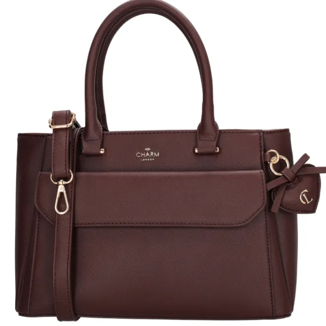 Clearance Charm London Cambridge Handbag red