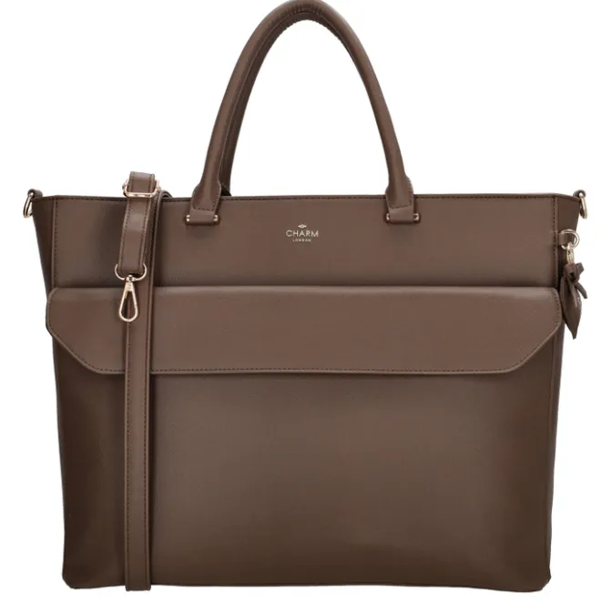 Charm London Cambridge Laptopbag mocha