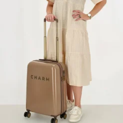 Best Charm London Capetown Trolley S taupe