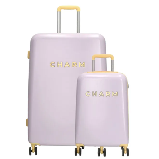 Clearance Charm London Capetown Trolley Set lila