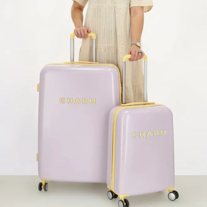 Clearance Charm London Capetown Trolley Set lila