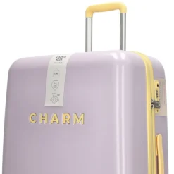 Clearance Charm London Capetown Trolley Set lila