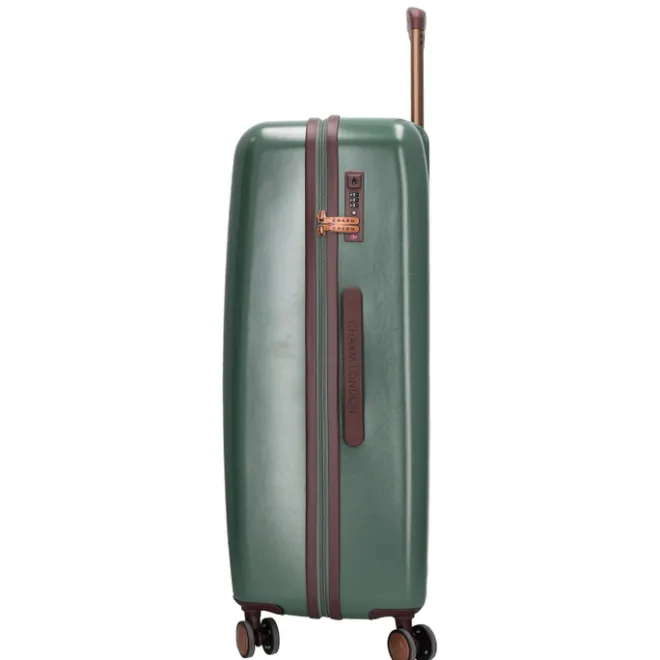 New Charm London Capetown Trolley Set dark green