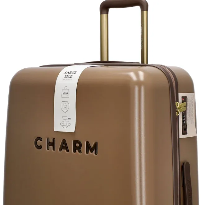 Online Charm London Capetown Trolley L taupe