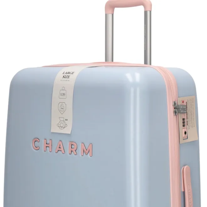 Sale Charm London Capetown Trolley Set baby blue
