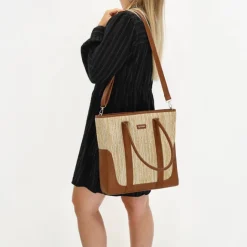 Hot Charm London Hillingdon Shopper beige