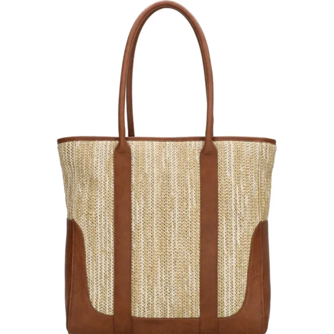 Hot Charm London Hillingdon Shopper beige