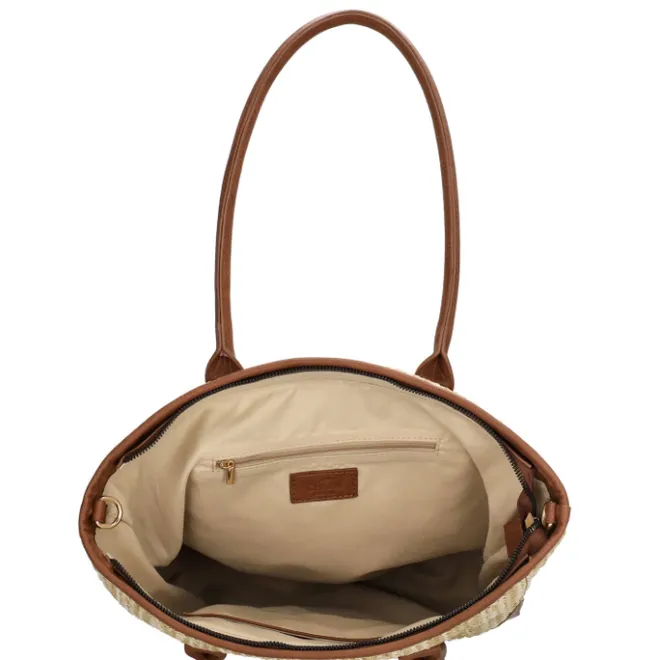 Hot Charm London Hillingdon Shopper beige