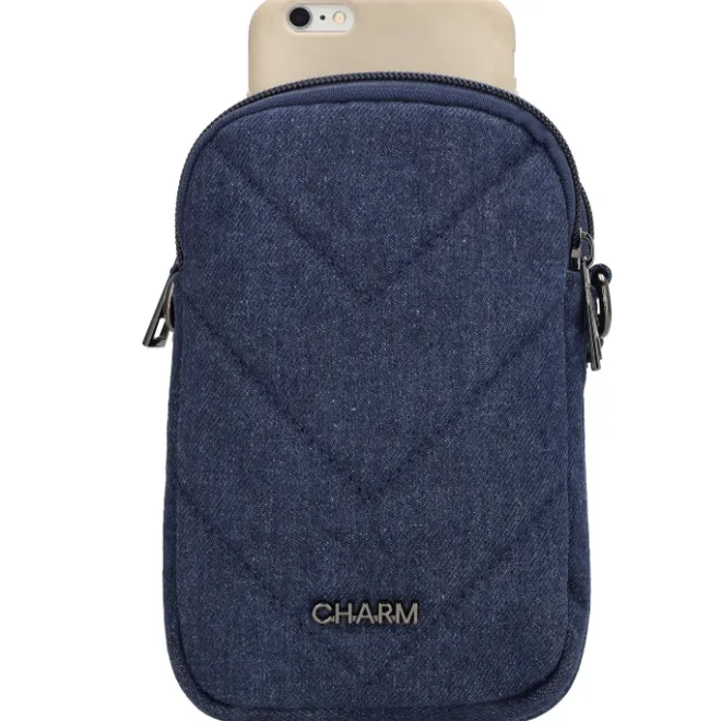 New Charm London Hollywood Phonebag blue