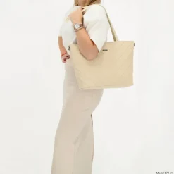 Hot Charm London Hollywood Shopper beige