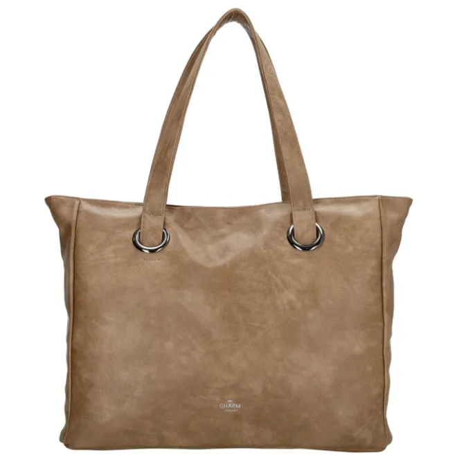 Online Charm London Liberty Laptoptas 17.3" taupe