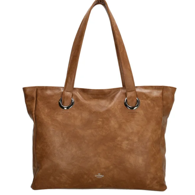 Clearance Charm London Liberty Laptopbag 17.3" cognac