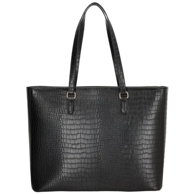 Hot Charm London Midwood Shopper 15.6 inch laptopvak black croco