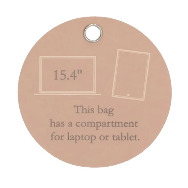 Clearance Charm London Midwood Shopper 15.6 inch laptopvak light taupe
