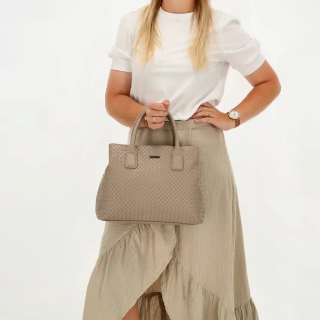 Best Charm London Mirabello Handbag taupe