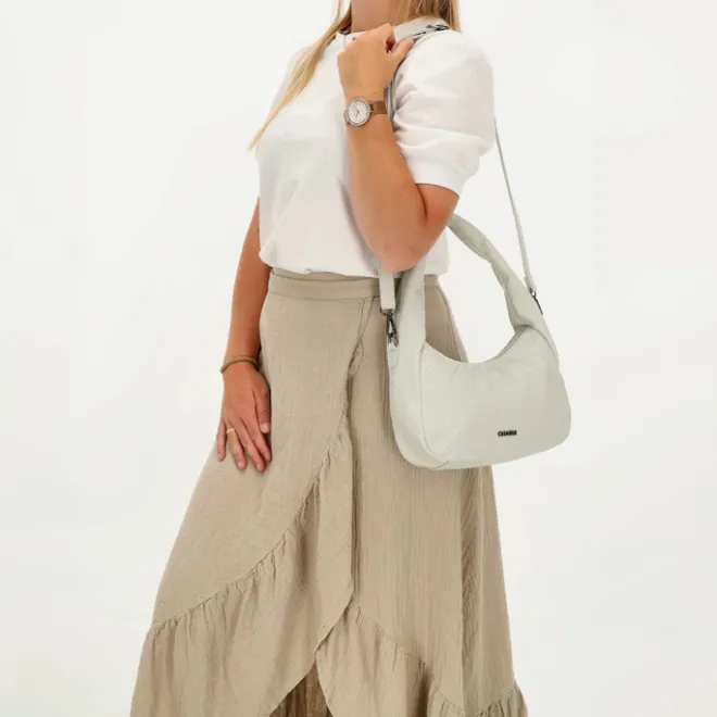 New Charm London Mirabello Shoulderbag lightgrey