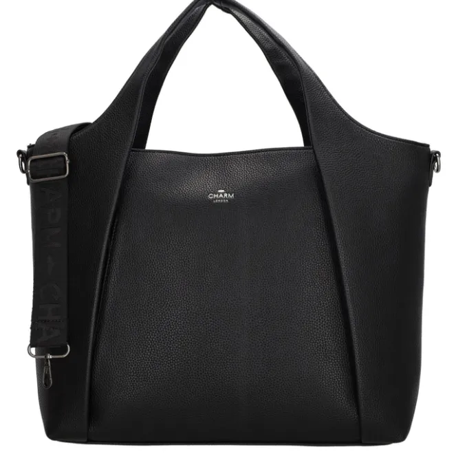 Best Charm London Mulberry Street Laptopbag zwart