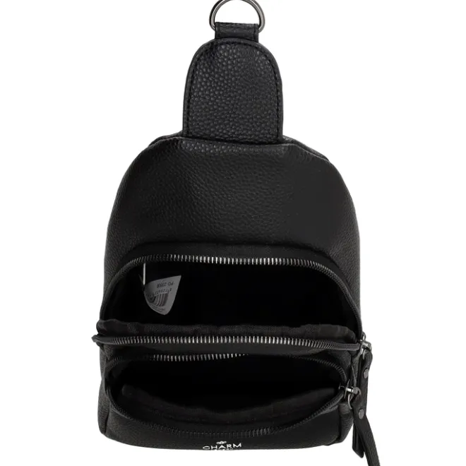 Best Charm London New York Slingbag black