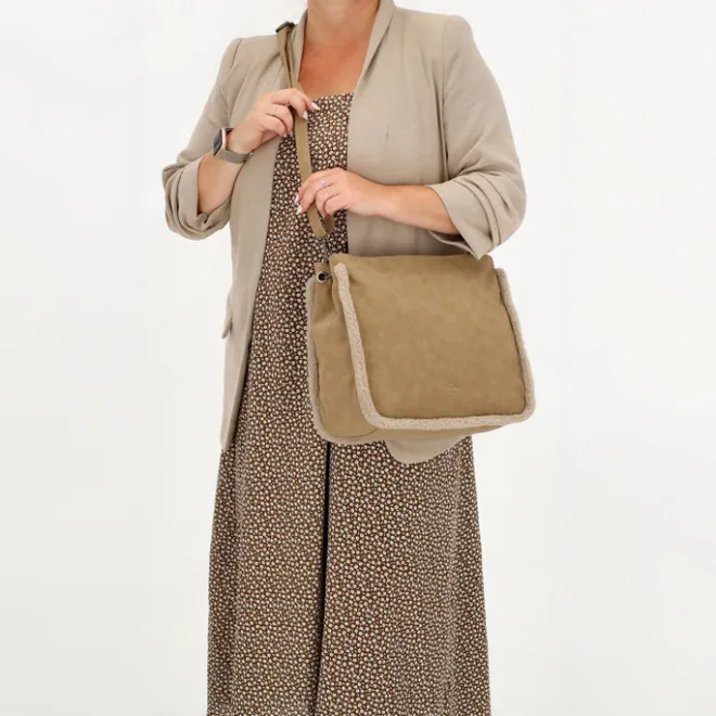 New Charm London Newington Shoulderbag taupe