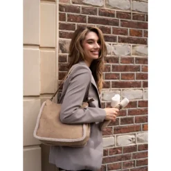 New Charm London Newington Shoulderbag taupe