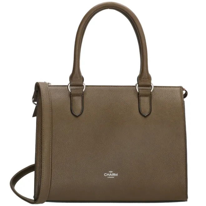 Hot Charm London Stratford Handbag dark olive