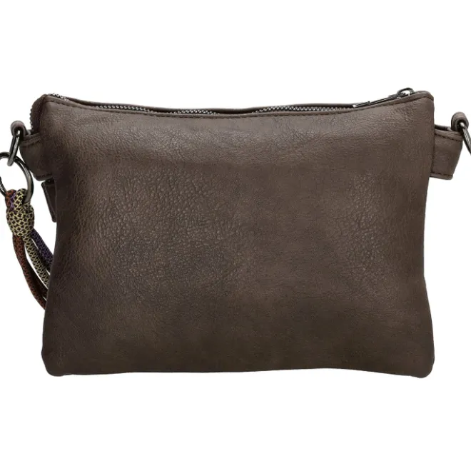 Discount Charm London Tottenham Schoudertas darkbrown